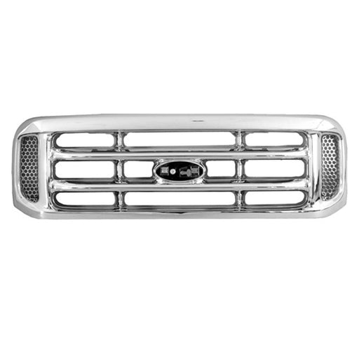 1999-2004 Ford F-250 Super Duty/F-350 Super Duty Grille Chrome Assembly - FO1200417-Partify-Painted-Replacement-Body-Parts