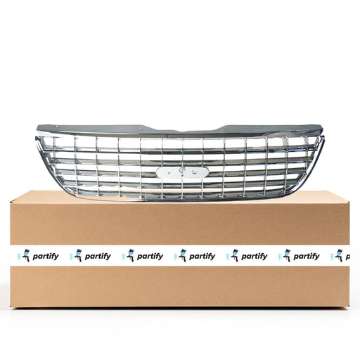 2002-2005 Ford Explorer Eddie Bauer/Limited CAPA Certified Grille All Bright Assembly - FO1200426-Partify-Painted-Replacement-Body-Parts