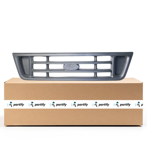 0-2007 Ford E-150/E-150 Club Wagon/E-250/E-350 Club Wagon/E-350 Super Duty CAPA Certified Grille Platinum Assembly - FO1200429-Partify-Painted-Replacement-Body-Parts