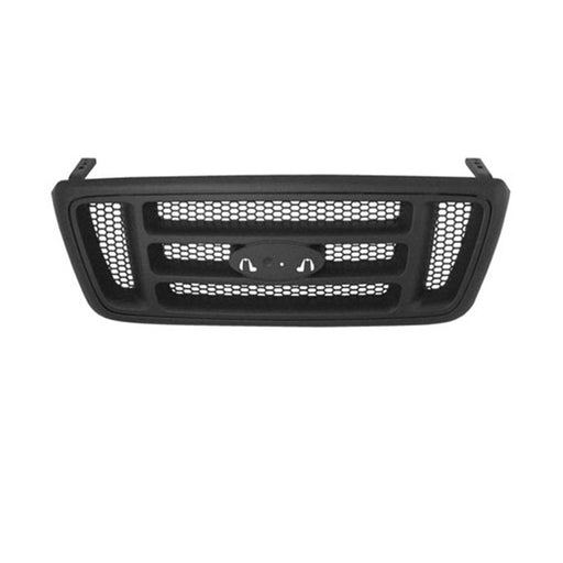 2005-2008 Ford F-150 XLT Grille Textured Painted Silver Assembly - FO1200431-Partify-Painted-Replacement-Body-Parts