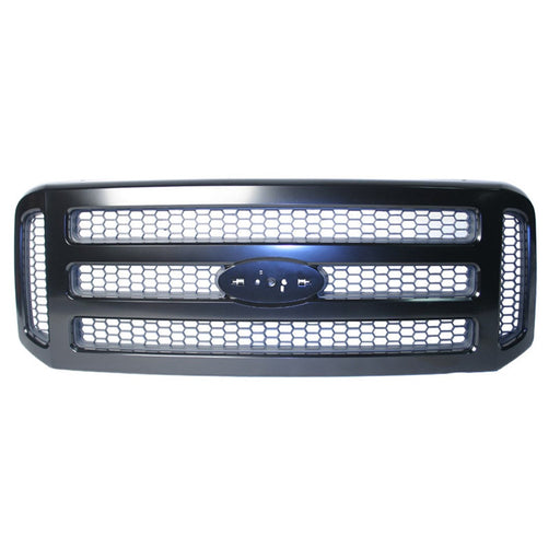 2005 Ford F-250 Super Duty/F-350 Super Duty Lariat/XLT CAPA Certified Grille Black W/Code Ud W/O Bright Assembly - FO1200457-Partify-Painted-Replacement-Body-Parts