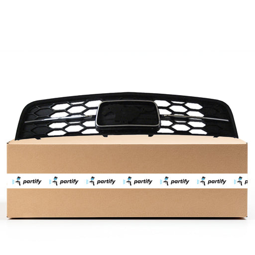 2010-2012 Ford Mustang Base CAPA Certified Grille W/O Mustang Club Pkg W/Pony Pkg Assembly - FO1200527-Partify-Painted-Replacement-Body-Parts