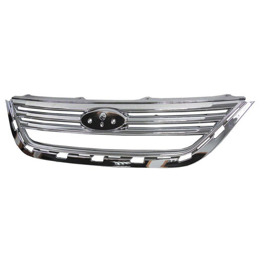 2011-2013 Ford Fiesta Grille Chrome Assembly Sedan - FO1200532-Partify-Painted-Replacement-Body-Parts