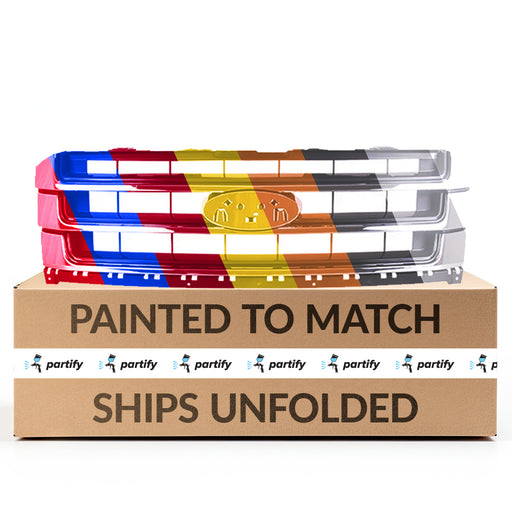 2015-2017 Ford Expedition King Ranch/Limited/XL Grille Assembly - FO1200588-Partify-Painted-Replacement-Body-Parts