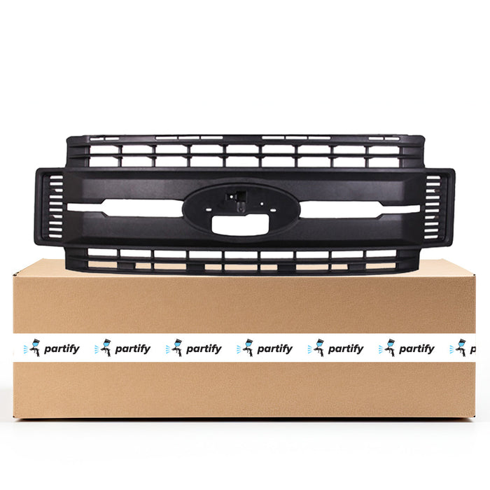 0-2019 Ford F-250 Super Duty/F-350 Super Duty XL/XL/XL Plus CAPA Certified Grille Assembly Grey Assembly - FO1200599-Partify-Painted-Replacement-Body-Parts
