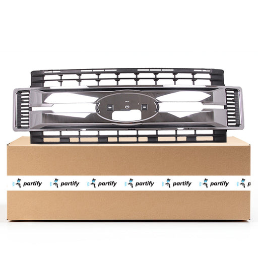 2017-2019 Ford F-250 Super Duty/F-350 Super Duty XLT CAPA Certified Grille Assembly Chrome Assembly - FO1200600-Partify-Painted-Replacement-Body-Parts