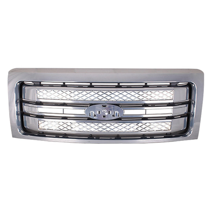 2013-2014 Ford F-150 Grille Platinum Assembly - FO1200631-Partify-Painted-Replacement-Body-Parts