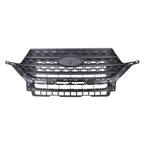 2020-2023 Ford Explorer Base Grille W/O Adaptive Cruise Control Assembly - FO1200641-Partify-Painted-Replacement-Body-Parts