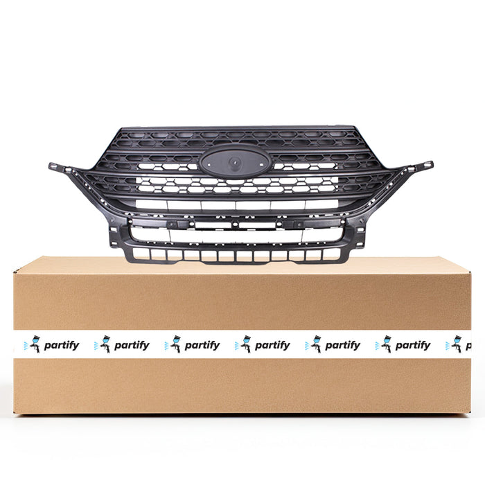 2020-2023 Ford Explorer Base CAPA Certified Grille W/O Adaptive Cruise Control Assembly - FO1200641-Partify-Painted-Replacement-Body-Parts