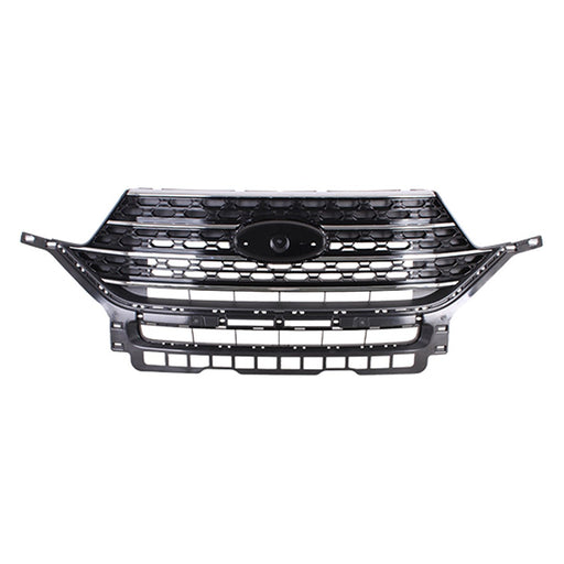 2020-2023 Ford Explorer XLT Grille W/O Sport Appearance Pkg W/Adaptive Cruise Control Assembly - FO1200642-Partify-Painted-Replacement-Body-Parts