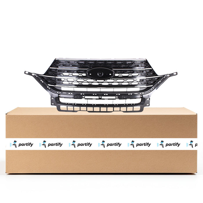 2020-2023 Ford Explorer XLT CAPA Certified Grille W/O Sport Appearance Pkg W/Adaptive Cruise Control Assembly - FO1200642-Partify-Painted-Replacement-Body-Parts