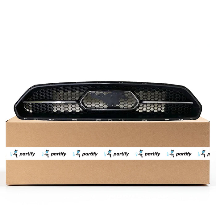 2018-2023 Ford Mustang EcoBoost Premium CAPA Certified Grille W/Pony Pkg Assembly Convertible/Coupe - FO1200643-Partify-Painted-Replacement-Body-Parts