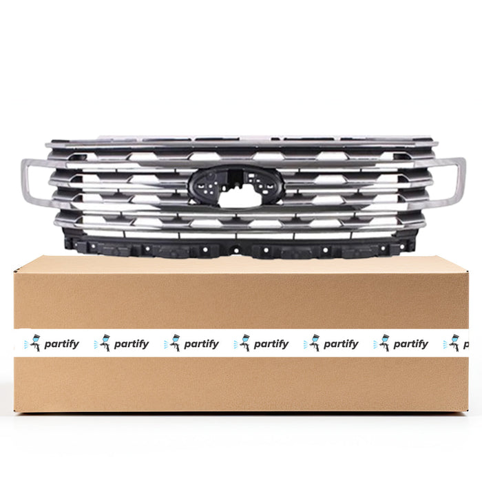 2018-2020 Ford Expedition Limited/Max Limited CAPA Certified Grille W/O Stealth Edition W/O Front View Camera To 4-24-19 Assembly - FO1200648-Partify-Painted-Replacement-Body-Parts