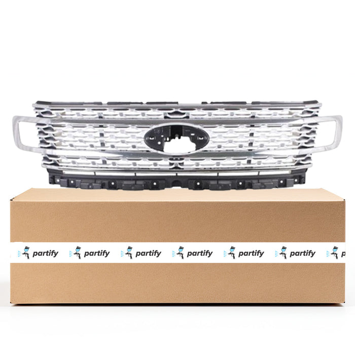 2018-2020 Ford Expedition Max Platinum/Platinum CAPA Certified Grille Assembly - FO1200658-Partify-Painted-Replacement-Body-Parts