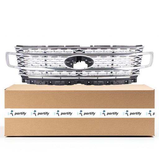2018-2020 Ford Expedition Max Platinum/Platinum CAPA Certified Grille Assembly - FO1200658-Partify-Painted-Replacement-Body-Parts