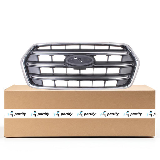 2020 Ford Transit-150/Transit-250/Transit-350/Transit-350 HD CAPA Certified Grille W/O Front View Camera W/Front Parking Aid Assembly - FO1200667-Partify-Painted-Replacement-Body-Parts