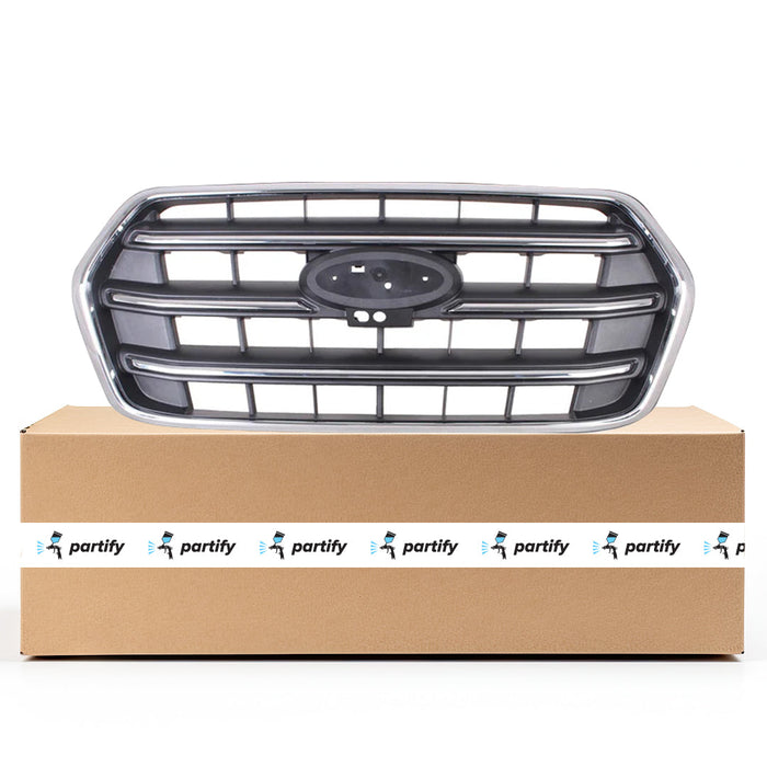 2020 Ford Transit-150/Transit-250/Transit-350/Transit-350 HD CAPA Certified Grille W/Front View Camera Assembly - FO1200668-Partify-Painted-Replacement-Body-Parts