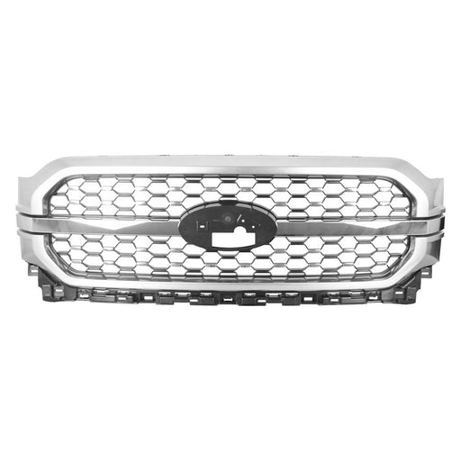2021-2023 Ford F-150 CAPA Certified Grille Platinum Assembly - FO1200678C-Partify-Painted-Replacement-Body-Parts