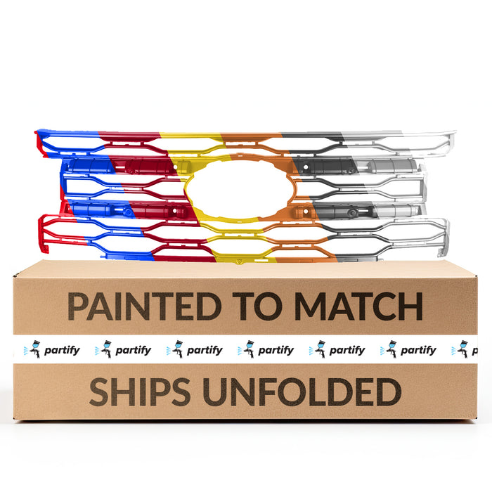 2022-2024 Ford Expedition Limited/XL/XLT Grille Standard Equipment Special Edition Pkg W/Towing Assembly - FO1200681-Partify-Painted-Replacement-Body-Parts