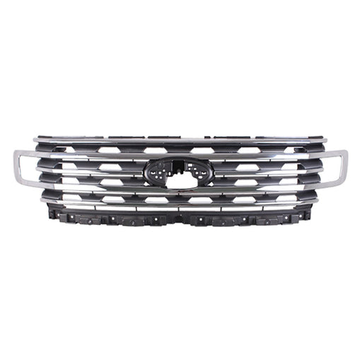 2020-2023 Ford Expedition Max XLT/XLT Grille W/O Front View Camera Assembly - FO1200686-Partify-Painted-Replacement-Body-Parts