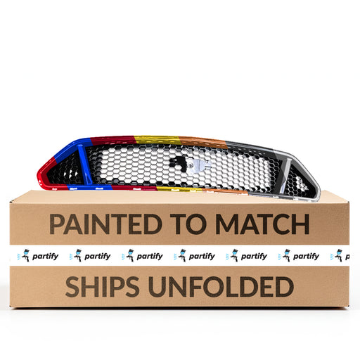 2019-2022 Ford Mustang GT/GT Premium Grille From 3-12-19 Assembly - FO1200692-Partify-Painted-Replacement-Body-Parts