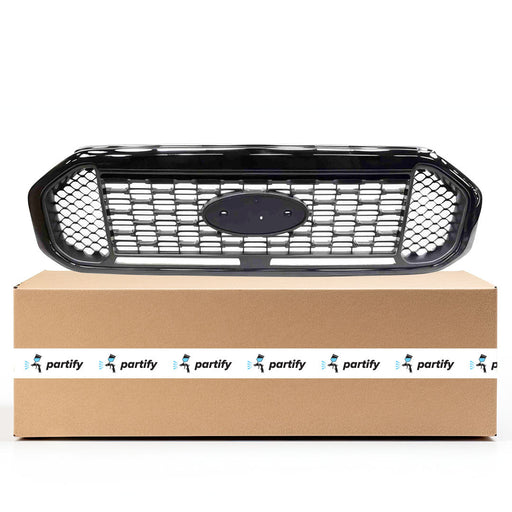 2019-2020 Ford Ranger XLT CAPA Certified Grille W/O Tremor Off-Road Pkg W/Black Appearance Pkg Assembly - FO1200699-Partify-Painted-Replacement-Body-Parts