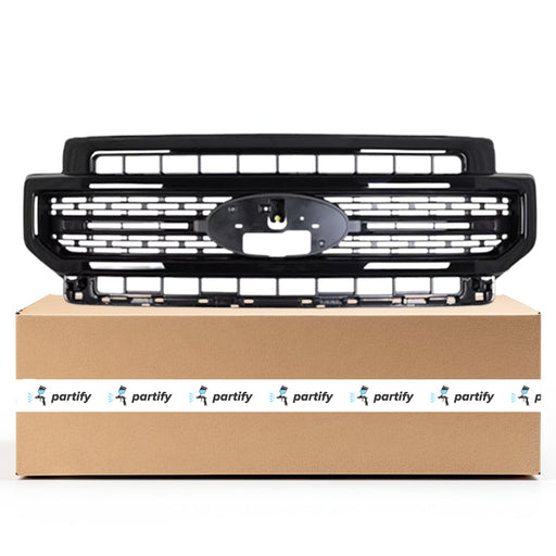 2020-2022 Ford F-250 Super Duty/F-350 Super Duty Lariat/XLT CAPA Certified Grille W/Black Appearance Pkg W/Sport Pkg Assembly - FO1200702-Partify-Painted-Replacement-Body-Parts