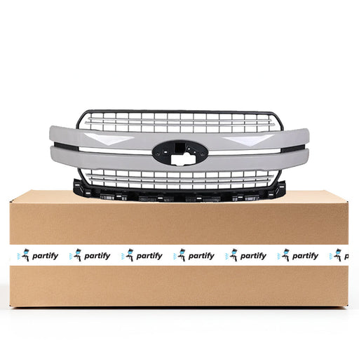2018-2020 Ford F-150 Lariat CAPA Certified Grille W/Chrome Pkg W/Sport Pkg Assembly - FO1200703-Partify-Painted-Replacement-Body-Parts