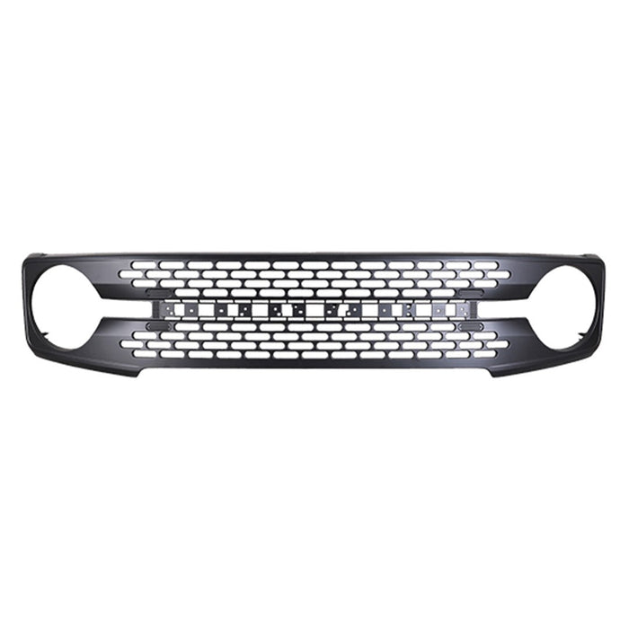 2021-2023 Ford Bronco Badlands/Wildtrak Grille W/O Front View Camera Assembly - FO1200708-Partify-Painted-Replacement-Body-Parts