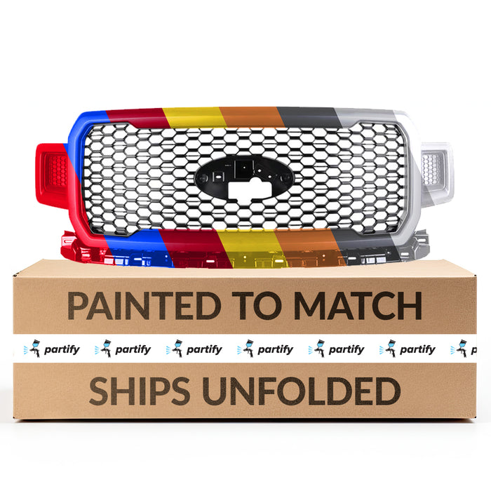 2018-2020 Ford F-150 Lariat/XL/XLT Grille W/Special Edition Pkg Assembly - FO1200737-Partify-Painted-Replacement-Body-Parts