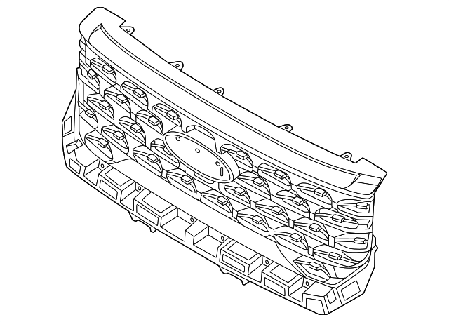 Ford Maverick XL/XLT Grille Without Appearance Package - FO1200771