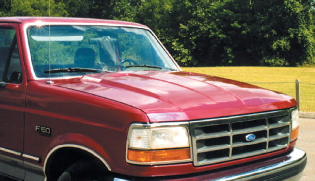 1979-1998 Ford Bronco/F-150 CAPA Certified Hood W/Cowl Induction - FO1230215C-Partify-Painted-Replacement-Body-Parts