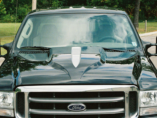 1999-2007 Ford Excursion/F-250 Super Duty/F-350 Super Duty CAPA Certified Hood Eagle Style Cowl Induction CAPA Certified Hood - FO1230261C-Partify-Painted-Replacement-Body-Parts