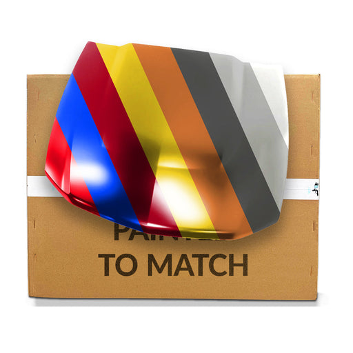 2010-2012 Ford Mustang CAPA Certified Hood Steel - FO1230294-Partify-Painted-Replacement-Body-Parts