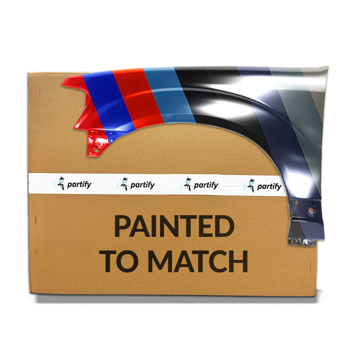 2002-2005 Ford Explorer Eddie Bauer/Limited/NBX/XLS/XLS Sport/XLT/XLT Sport Front CAPA Certified Driver Side Fender Aluminum W/Wheel Opening Molding W/O Side Repeater Lamps - FO1240122-Partify-Painted-Replacement-Body-Parts