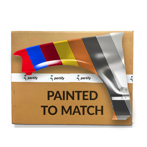 2002-2004 Ford Explorer Eddie Bauer/Limited/NBX/XLS/XLS Sport/XLT/XLT Sport Front Driver Side Fender W/O Wheel Opening Molding Aluminum - FO1240217-Partify-Painted-Replacement-Body-Parts