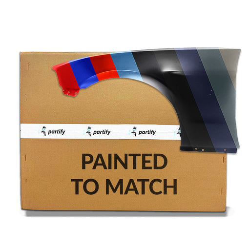 2002-2004 Ford Explorer Eddie Bauer/Limited/NBX/XLS/XLS Sport/XLT/XLT Sport Front CAPA Certified Driver Side Fender W/Wheel Opening Molding W/Side Repeater Lamp Aluminum - FO1240218-Partify-Painted-Replacement-Body-Parts