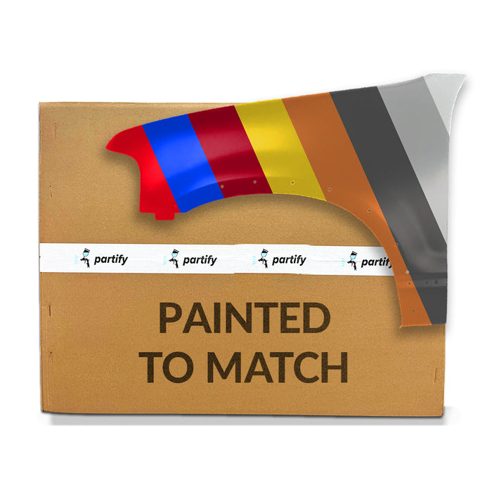 2002-2005 Ford Explorer Eddie Bauer/Limited/NBX/XLS/XLS Sport/XLT/XLT Sport Front CAPA Certified Driver Side Fender Aluminum W/Wheel Opening Molding W/O Side Repeater Lamps - FO1240221-Partify-Painted-Replacement-Body-Parts