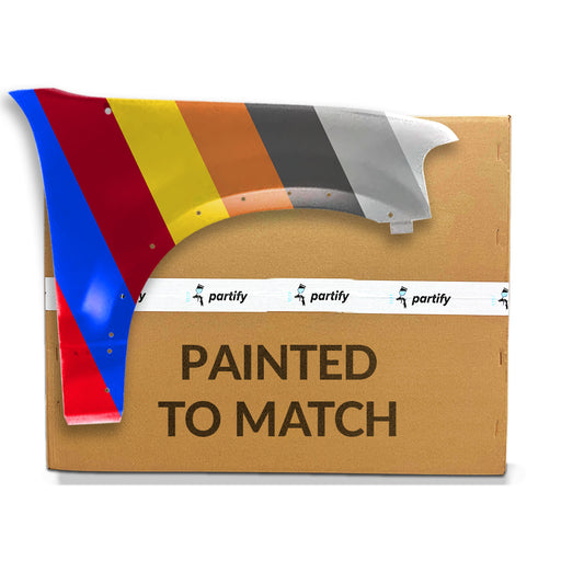 2002-2005 Ford Explorer Eddie Bauer/Limited/NBX/XLS/XLS Sport/XLT/XLT Sport Front CAPA Certified Passenger Side Fender Aluminum W/Wheel Opening Molding W/O Side Repeater Lamps - FO1241221-Partify-Painted-Replacement-Body-Parts