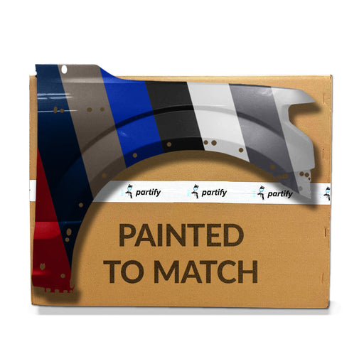 2015-2020 Ford F-150 Passenger Side Fender With Park Assist Sensor Holes - FO1241300-Partify-Painted-Replacement-Body-Parts