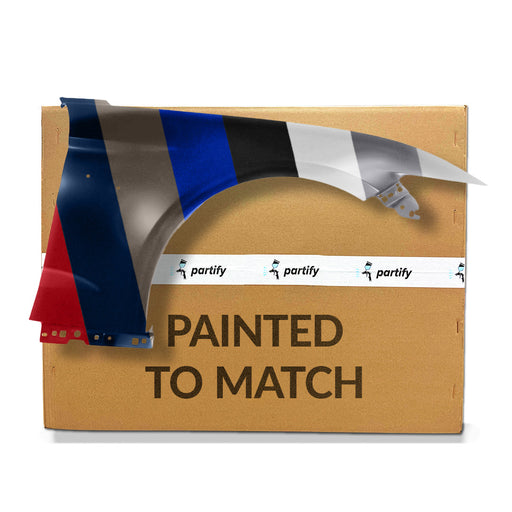 2015-2017 Ford Mustang GT/GT Premium Front CAPA Certified Passenger Side Fender W/Mldg Hole Steel Convertible/Coupe - FO1241304-Partify-Painted-Replacement-Body-Parts