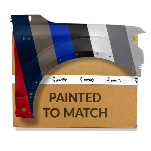 2015-2020 Ford F-150 Front CAPA Certified Passenger Side Fender W/Wheel Opening Moulding W/Active Park Assist Steel - FO1241310-Partify-Painted-Replacement-Body-Parts