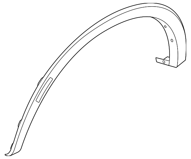 Ford Ranger Wheel Arch Molding Raptor - FO1290152