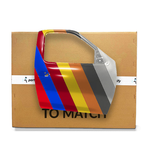 1999-2004 Ford F-150/F-150 Heritage Front Passenger Side Door Shell Extended Cab Pickup/Standard Cab Pickup - FO1301129-Partify-Painted-Replacement-Body-Parts