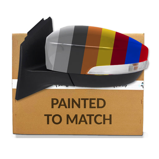 2015-2018 Ford Focus Driver Side Door Mirror Heated W/Blis Flat W/Cover Assembly - FO1320545-Partify-Painted-Replacement-Body-Parts