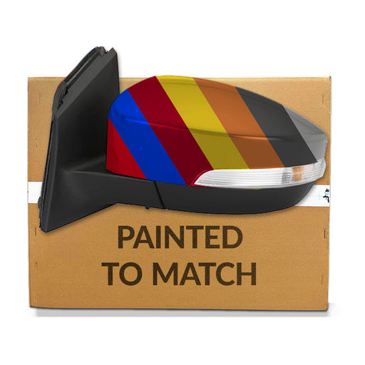 2015-2018 Ford Focus Electric Driver Side Door Mirror W/O Blis W/Puddle Lamp W/Signal Lamp Assembly - FO1320582-Partify-Painted-Replacement-Body-Parts