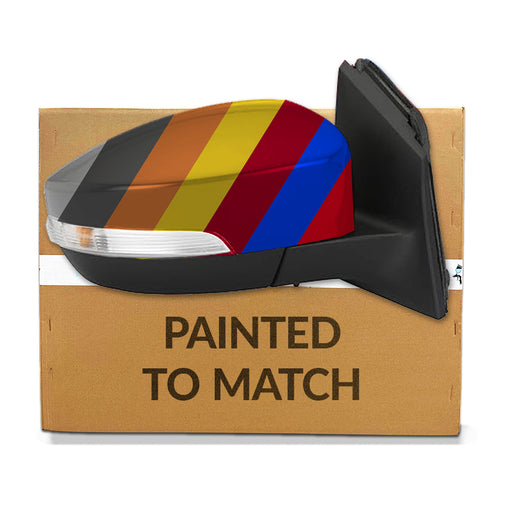 2015-2018 Ford Focus Electric Passenger Side Door Mirror W/O Blis W/Puddle Lamp W/Signal Lamp Assembly - FO1321582-Partify-Painted-Replacement-Body-Parts