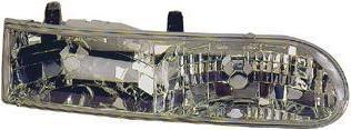 1992-1995 Ford Taurus LX/SE Passenger Side Headlight Assembly Includes Parklamp Composite - FO2503162-Partify-Painted-Replacement-Body-Parts
