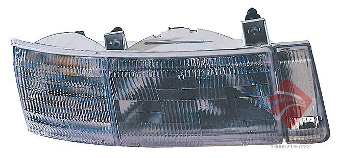 1992-1995 Ford Taurus SHO Passenger Side Headlight Assembly Includes Parklamp Composite - FO2503163-Partify-Painted-Replacement-Body-Parts