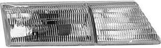 1991-1995 Mercury Cougar Passenger Side Headlight Assembly Composite - FO2503164-Partify-Painted-Replacement-Body-Parts